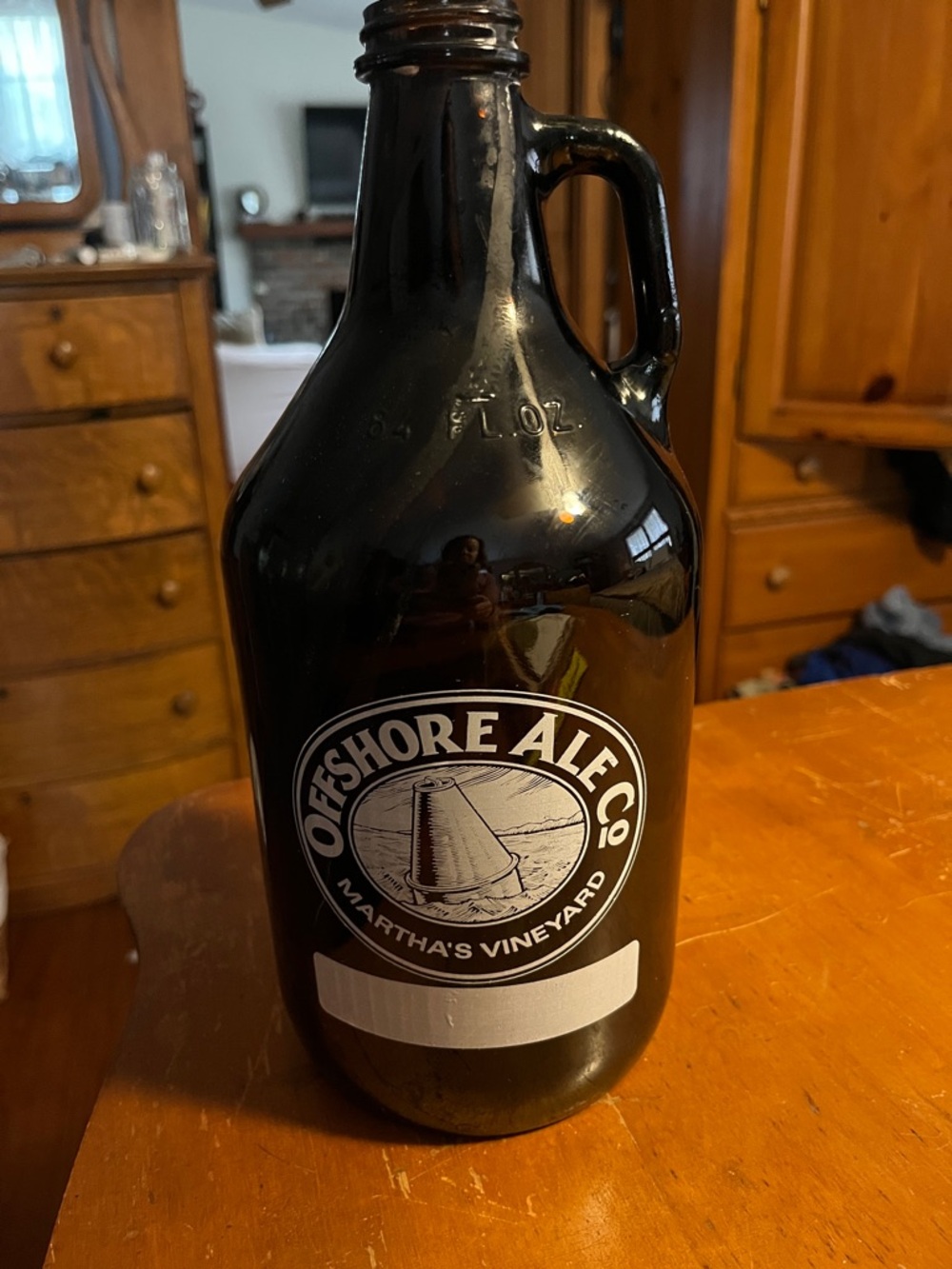 Glass Growler  Offshore Ale - Martha's Vineyard